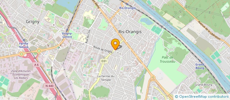 localisation de l'entreprise CASACAR à RIS-ORANGIS