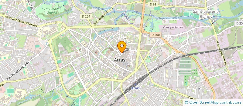 localisation de l'entreprise CASACC2E à ARRAS