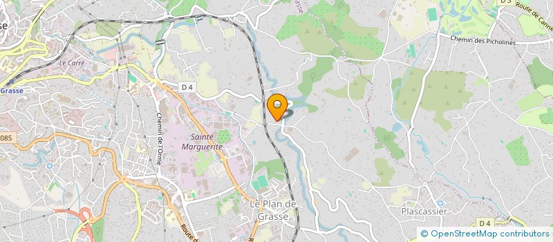 localisation de l'entreprise CASACCI & CO à GRASSE