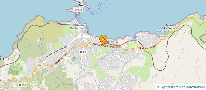 localisation de l'entreprise CASACONCEPT à L'ILE-ROUSSE