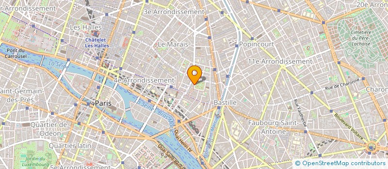 localisation de l'entreprise CASACRUZ  PARIS