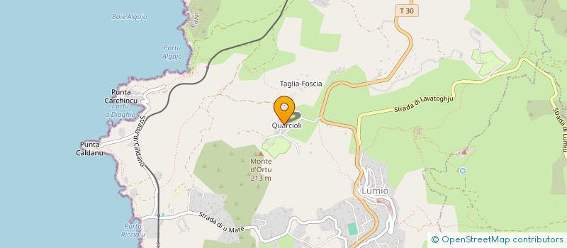 localisation de l'entreprise CASACRYO à LUMIO