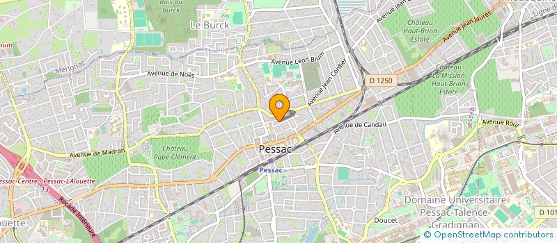 localisation de l'entreprise CASACURIE  PESSAC