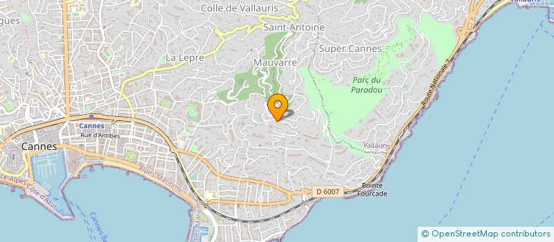localisation de l'entreprise CASAD FRANCE à CANNES