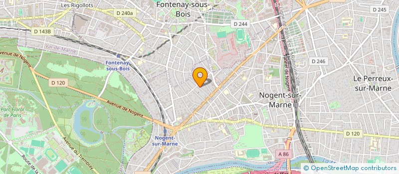 localisation de l'entreprise CASADORES AURORE à NOGENT-SUR-MARNE