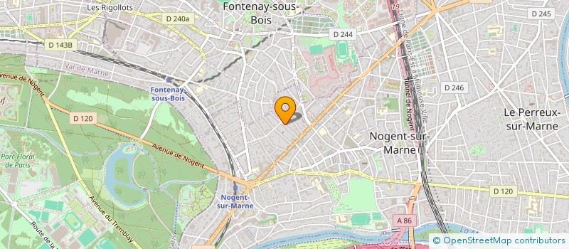 localisation de l'entreprise CASADORES TELLUS à NOGENT-SUR-MARNE