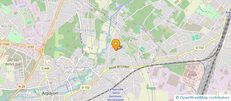 localisation de l'entreprise CASADRACO FRANCE à SAINT-GERMAIN-LES-ARPAJON