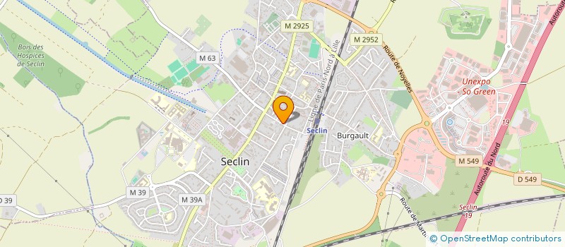 localisation de l'entreprise CASAE  SECLIN