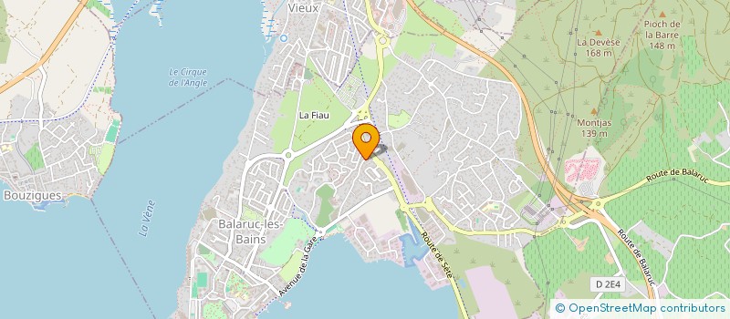 localisation de l'entreprise CASAEGEA  BALARUC-LES-BAINS