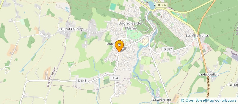 localisation de l'entreprise CASAFAMILIA à BAGNOLES DE L'ORNE NORMANDIE