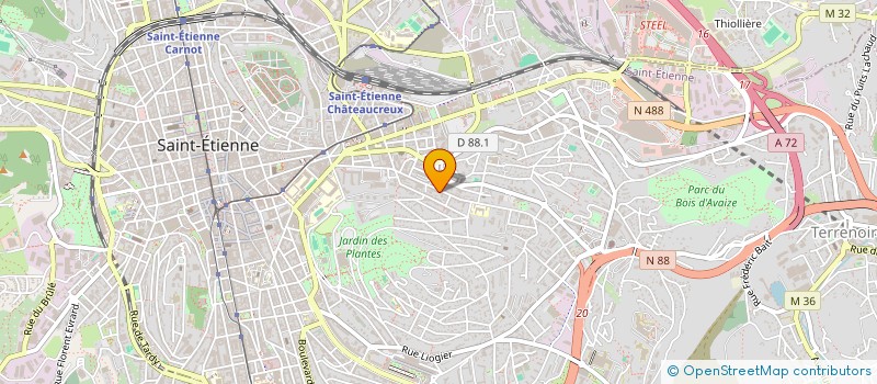 localisation de l'entreprise CASAFEEL  SAINT-ETIENNE