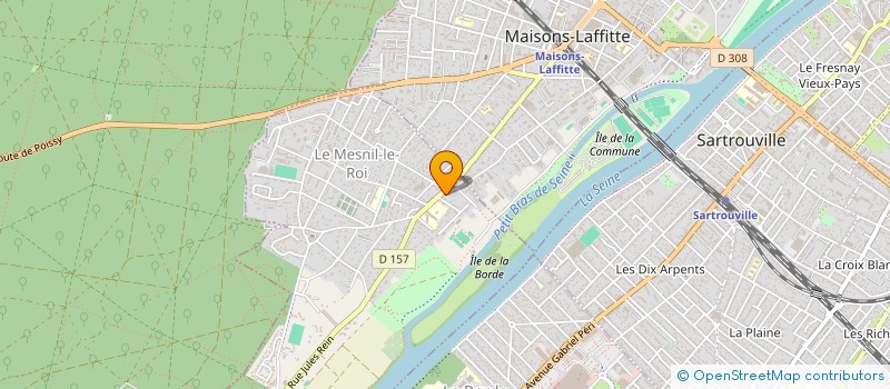 localisation de l'entreprise CASAFIT COACHING  LE MESNIL-LE-ROI