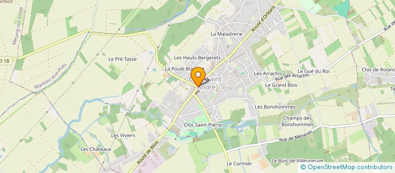 localisation de l'entreprise CASAFOUD à CLERY-SAINT-ANDRE