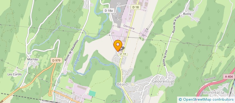 localisation de l'entreprise CASAGRANDE  BEARD-GEOVREISSIAT