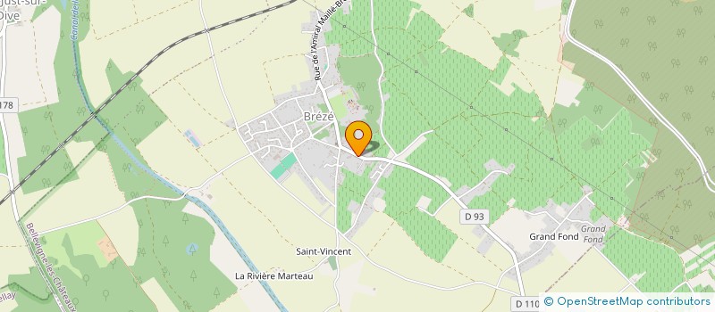 localisation de l'entreprise CASAGRANDE à BELLEVIGNE-LES-CHATEAUX