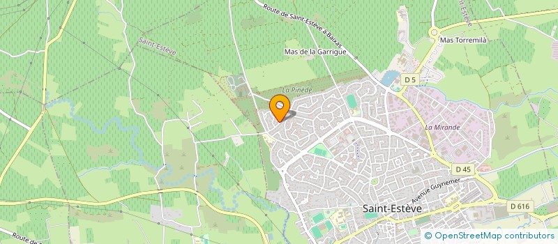 localisation de l'entreprise CASAGRANDE IMMOBILIER  SAINT-ESTEVE