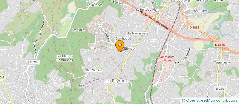 localisation de l'entreprise CASAGRANDE PIERRE IMMOBILIER CONSEIL  MOUANS-SARTOUX