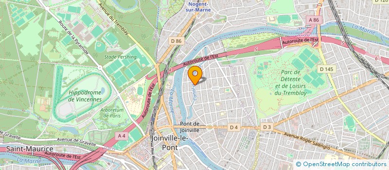 localisation de l'entreprise CASAHE à JOINVILLE-LE-PONT