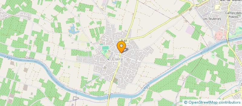 localisation de l'entreprise CASAJEG  CLAIRA