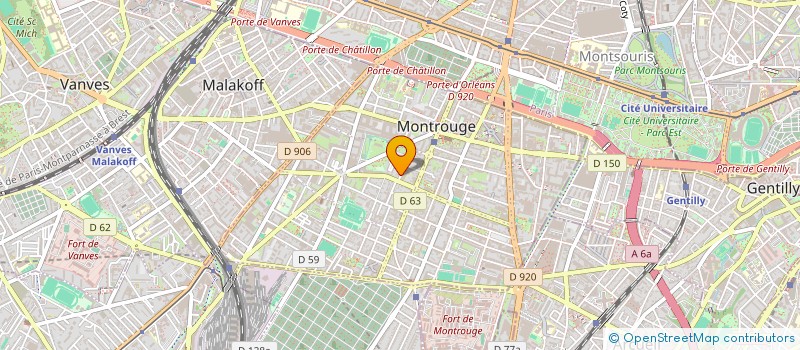 localisation de l'entreprise CASAJO  MONTROUGE