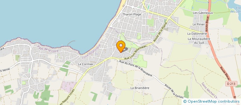 localisation de l'entreprise CASAKY à LA PLAINE-SUR-MER