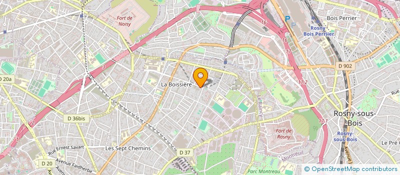 localisation de l'entreprise CASALEGRE  MONTREUIL
