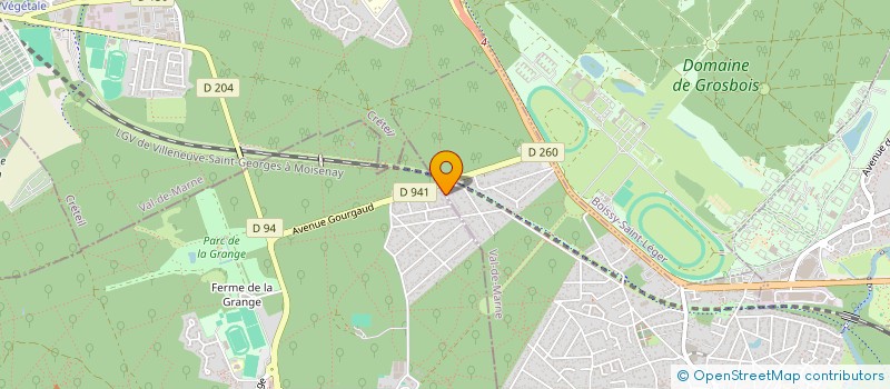 localisation de l'entreprise CASALEO  VILLECRESNES