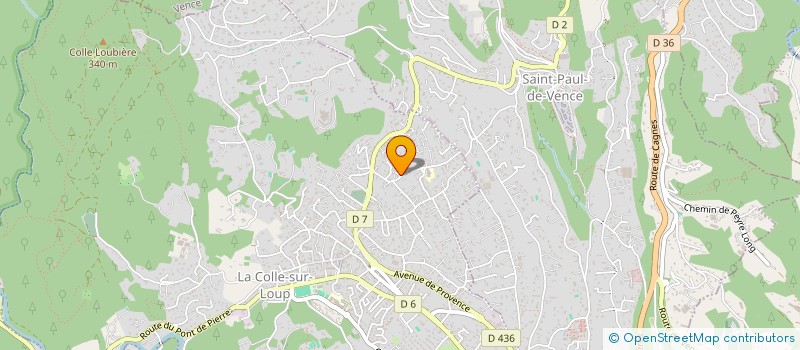 localisation de l'entreprise CASALEO.INVEST  LA COLLE-SUR-LOUP