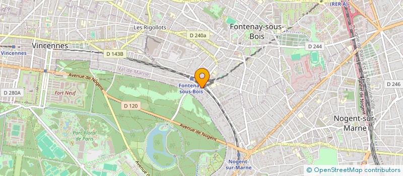 localisation de l'entreprise CASALINO à FONTENAY-SOUS-BOIS