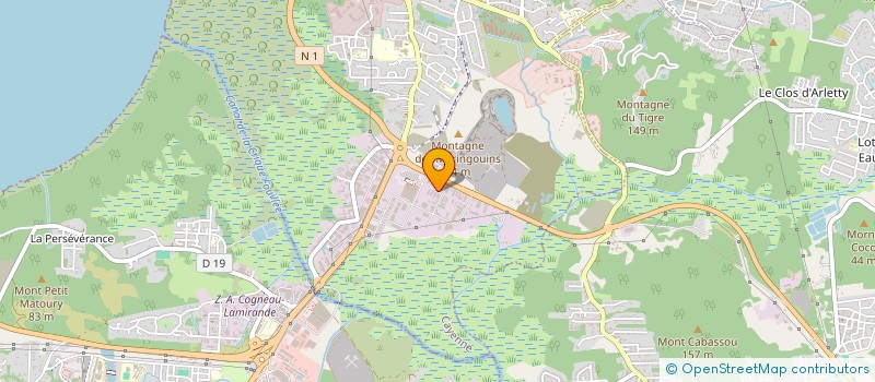 localisation de l'entreprise CASALO  CAYENNE