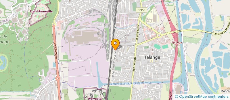 localisation de l'entreprise CASALOR  TALANGE