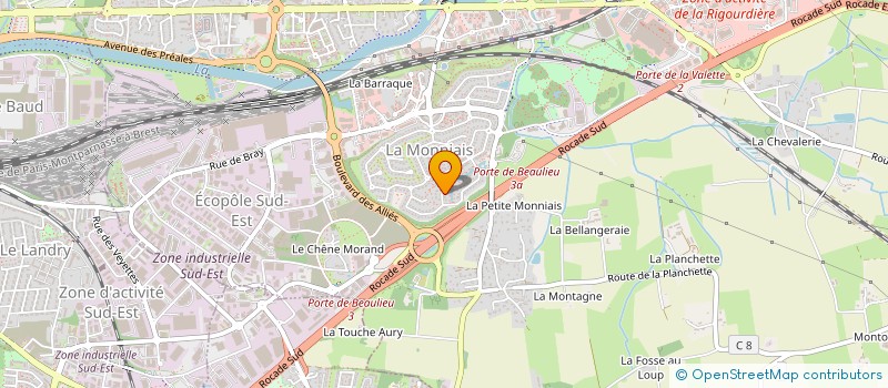 localisation de l'entreprise CASALY  CESSON-SEVIGNE