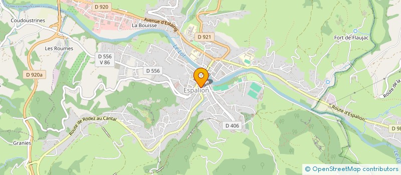 localisation de l'entreprise CASAM à ESPALION