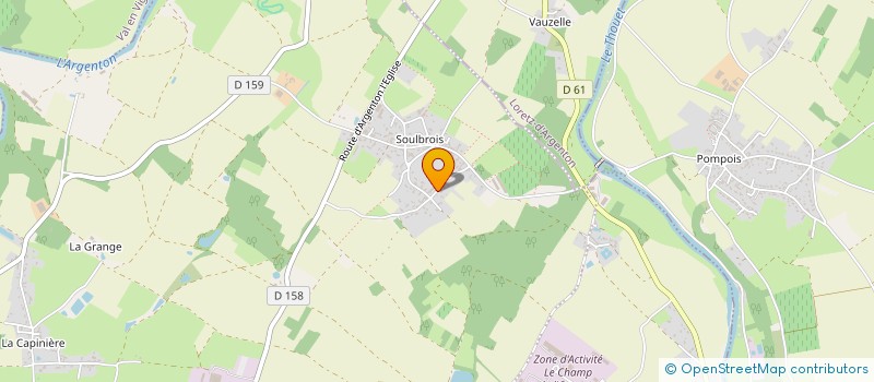 localisation de l'entreprise CASAM IMMOBILIER  THOUARS