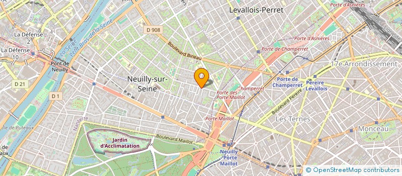 localisation de l'entreprise CASAMAIDE à NEUILLY-SUR-SEINE