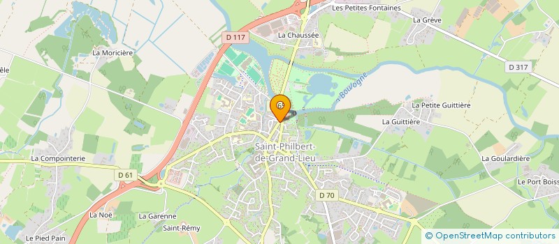 localisation de l'entreprise CASAMANCE 44 à SAINT-PHILBERT-DE-GRAND-LIEU