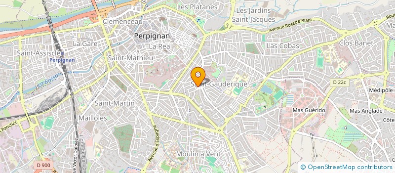 localisation de l'entreprise CASAMAR 2002  PERPIGNAN
