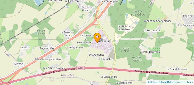 localisation de l'entreprise CASAMAR+  BALLAN-MIRE