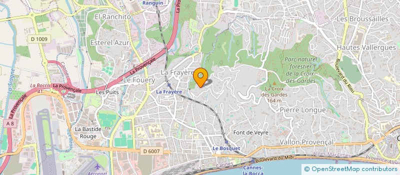 localisation de l'entreprise CASAMARIS à CANNES