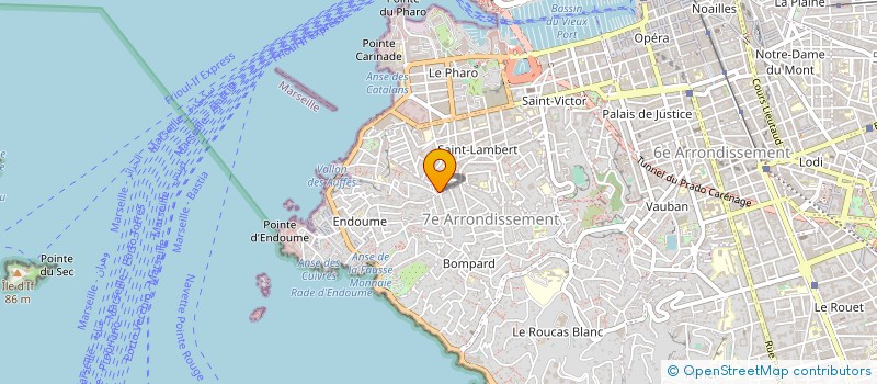localisation de l'entreprise CASAMAYOR ET CIE à MARSEILLE
