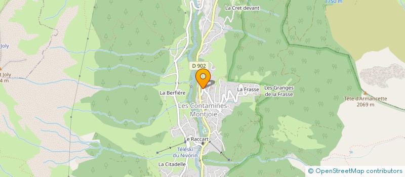 localisation de l'entreprise CASAMBU à LES CONTAMINES-MONTJOIE
