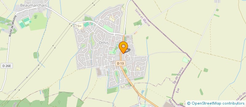 localisation de l'entreprise CASAMEL  OTHIS