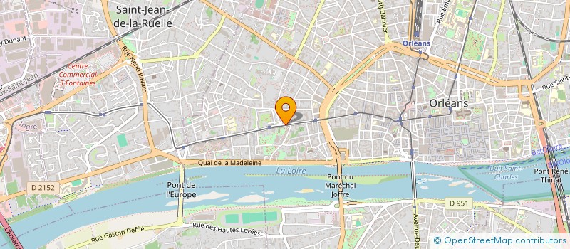 localisation de l'entreprise CASAMEL à ORLEANS