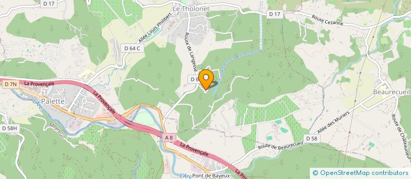 localisation de l'entreprise CASAMELIORE  LE THOLONET