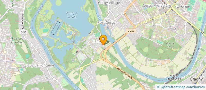 localisation de l'entreprise CASAMIA  CERGY