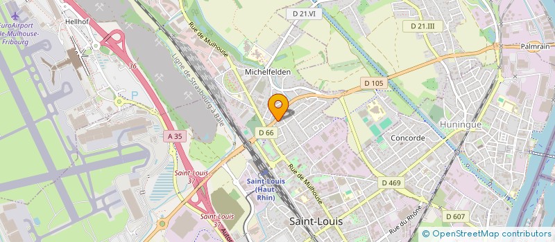 localisation de l'entreprise CASAMIA à SAINT-LOUIS