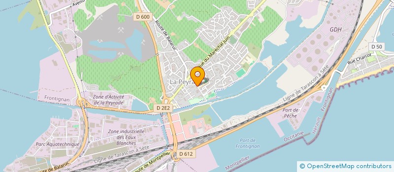 localisation de l'entreprise CASAMON à FRONTIGNAN