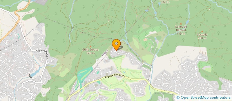 localisation de l'entreprise CASAMOR  SAINT-RAPHAEL