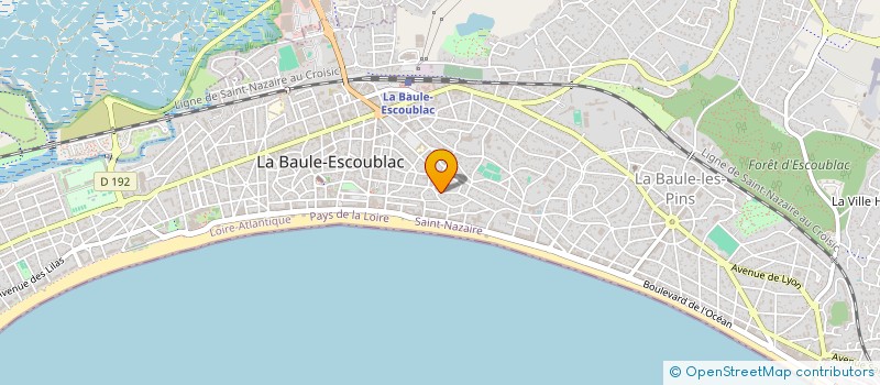 localisation de l'entreprise CASAMOR MOE à LA BAULE-ESCOUBLAC
