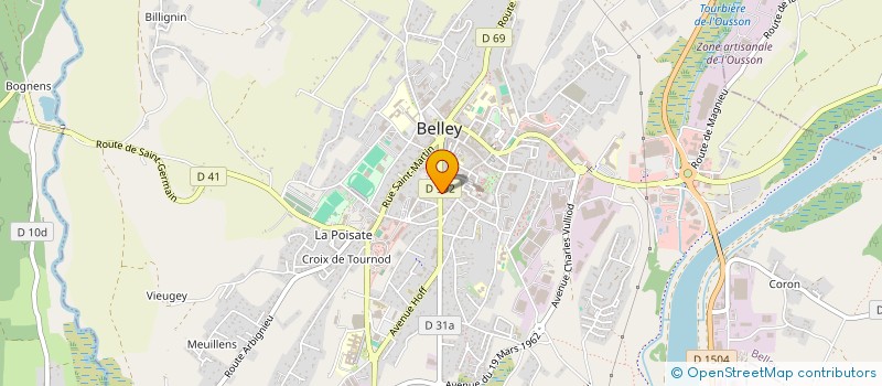 localisation de l'entreprise CASAMUNDO à BELLEY